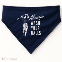 Always Wash Your Balls USA-Made Doggie Bandana thumb 0