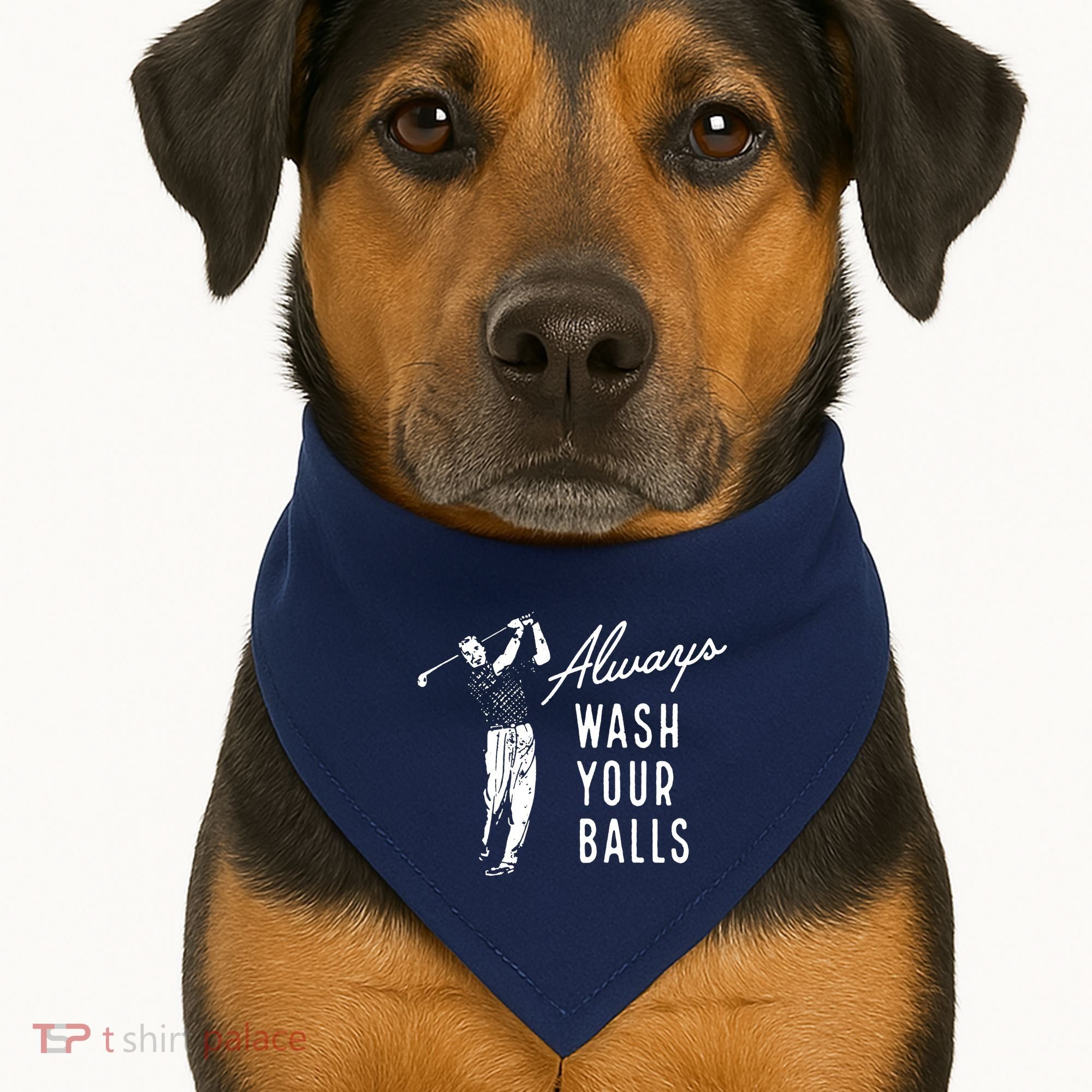 Always Wash Your Balls USA-Made Doggie Bandana