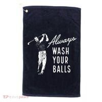 Always Wash Your Balls Golf Towel thumb 0
