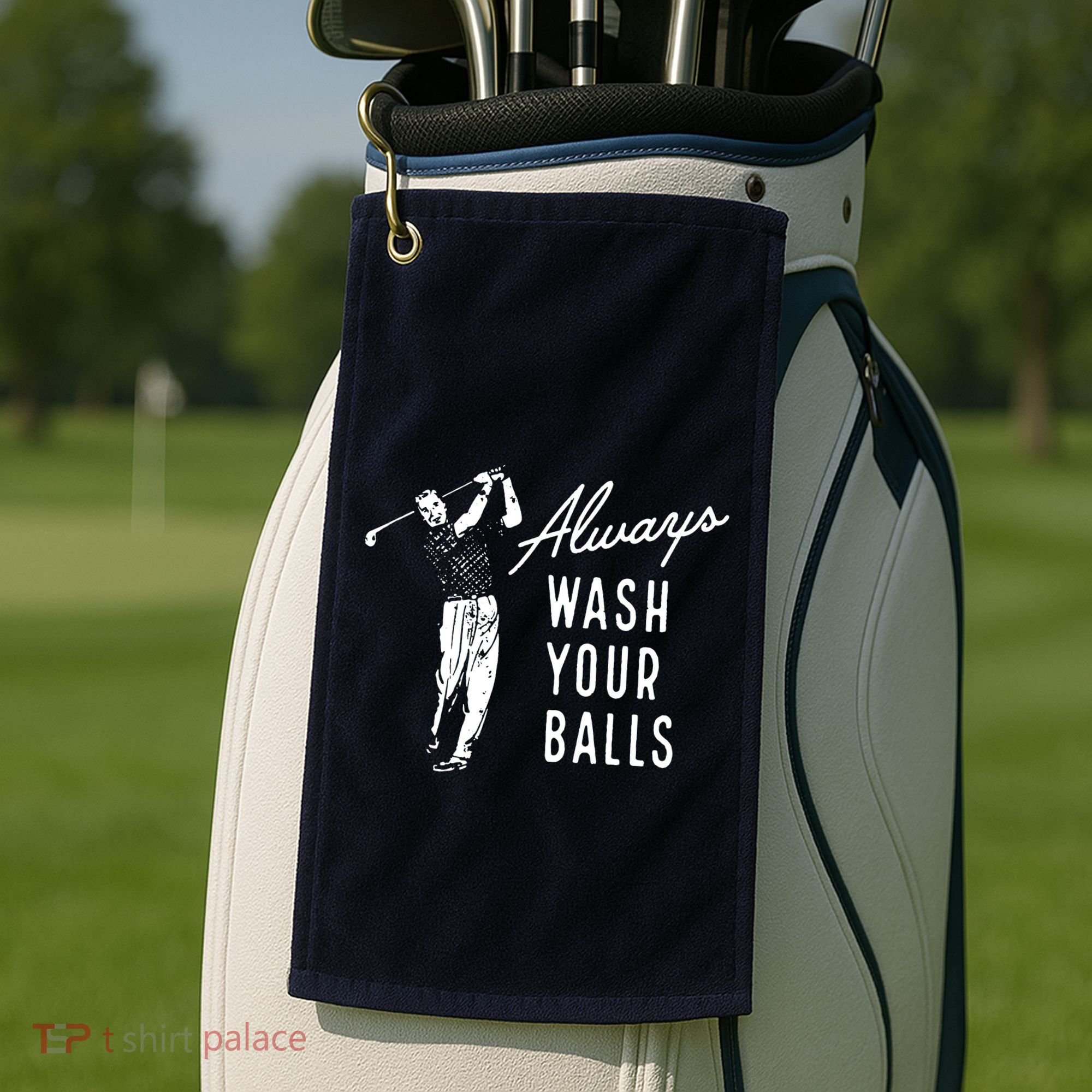 Always Wash Your Balls Golf Towel