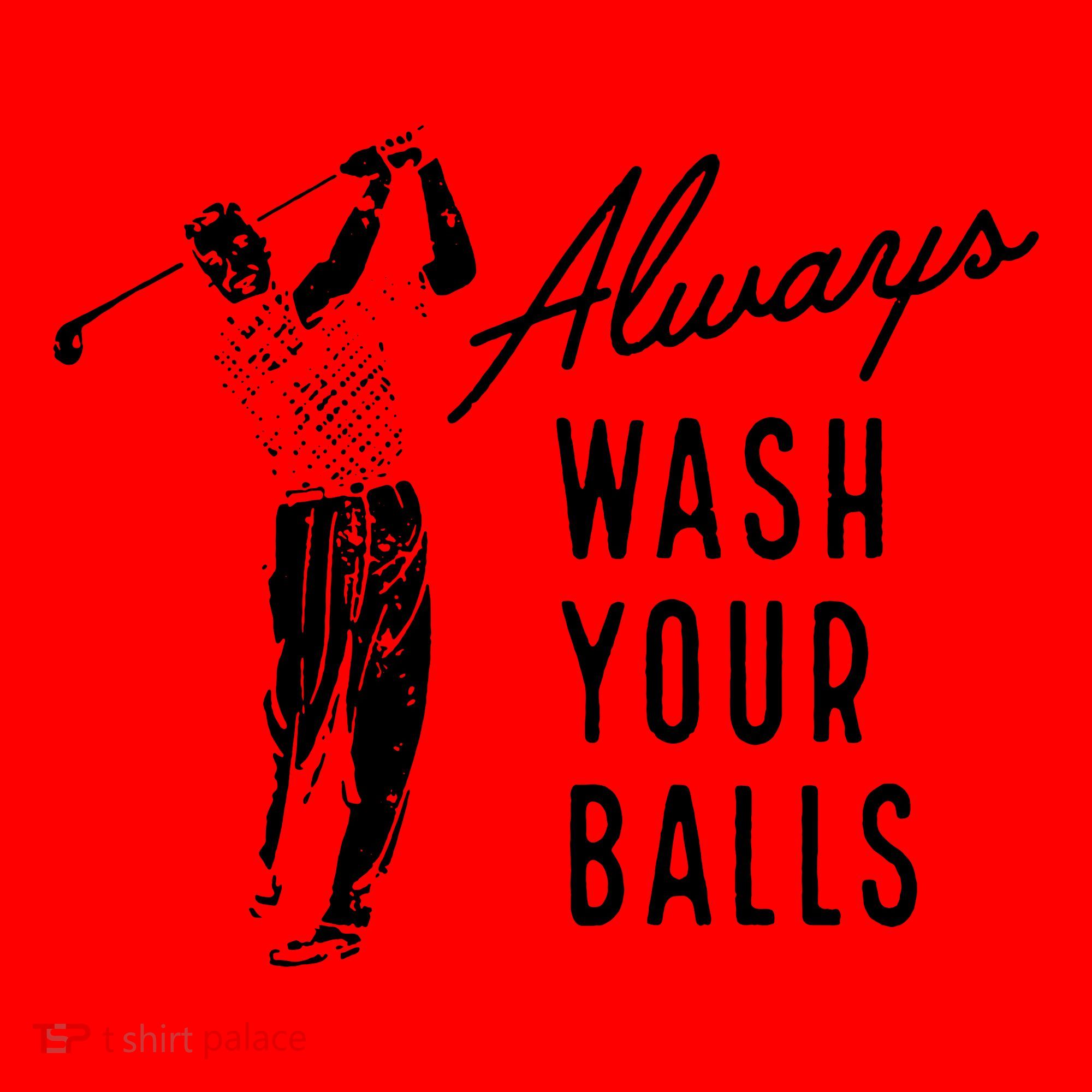 Always Wash Your Balls Santa Hat