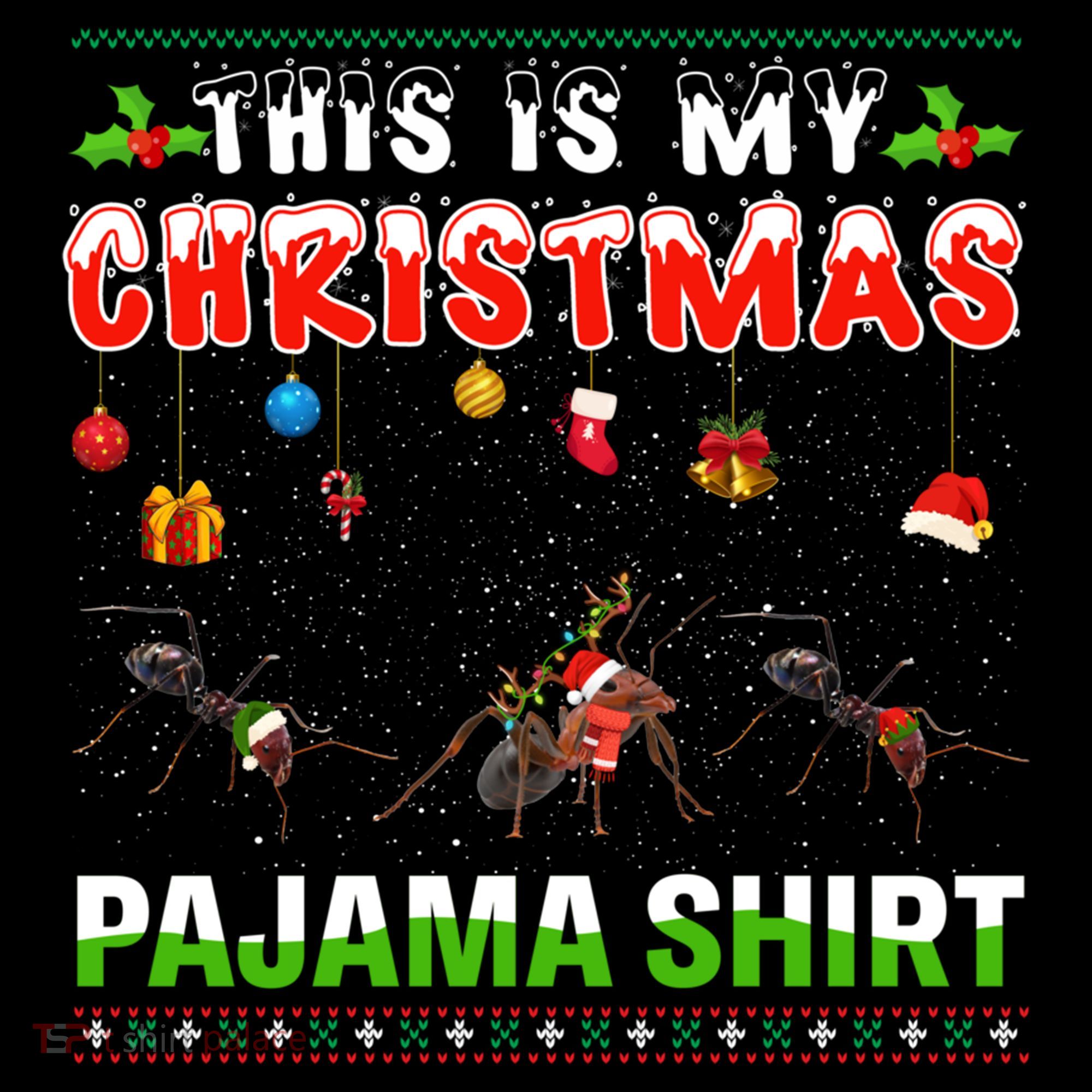 Ant Xmas Animals Squad This Is My Christmas Pajama Gift Coffee Mug