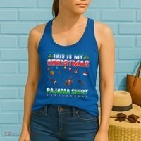 Ant Xmas Animals Squad This Is My Christmas Pajama Gift Women's Tank Top thumb 2