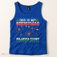 Ant Xmas Animals Squad This Is My Christmas Pajama Gift Tank Top thumb 2