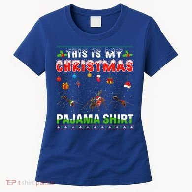 Ant Xmas Animals Squad This Is My Christmas Pajama Gift Women's T-Shirt