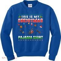 Ant Xmas Animals Squad This Is My Christmas Pajama Gift Kids Sweatshirt thumb 0