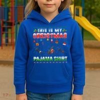 Ant Xmas Animals Squad This Is My Christmas Pajama Gift Kids Hoodie thumb 3