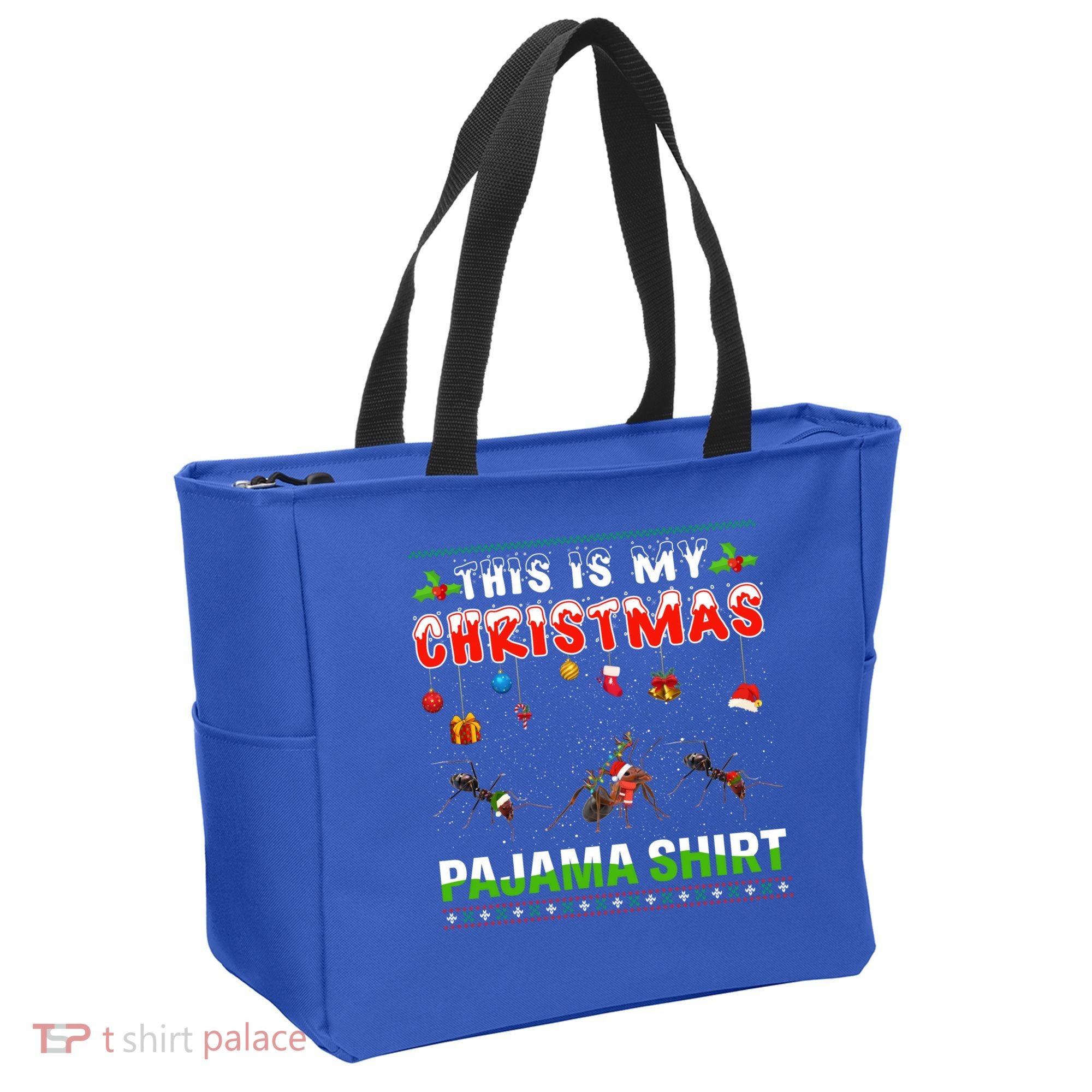 Ant Xmas Animals Squad This Is My Christmas Pajama Gift Tote Bag