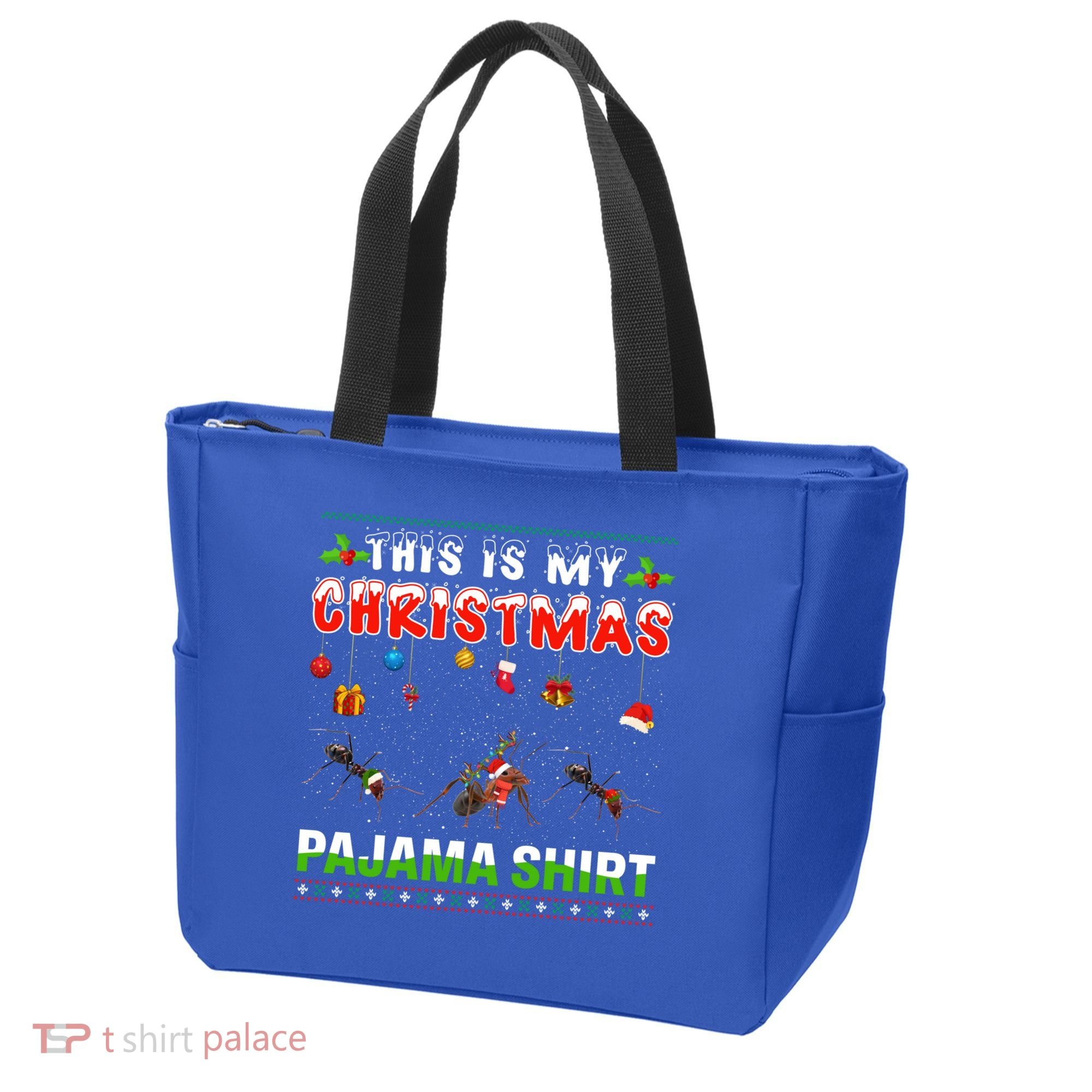 Ant Xmas Animals Squad This Is My Christmas Pajama Gift Tote Bag