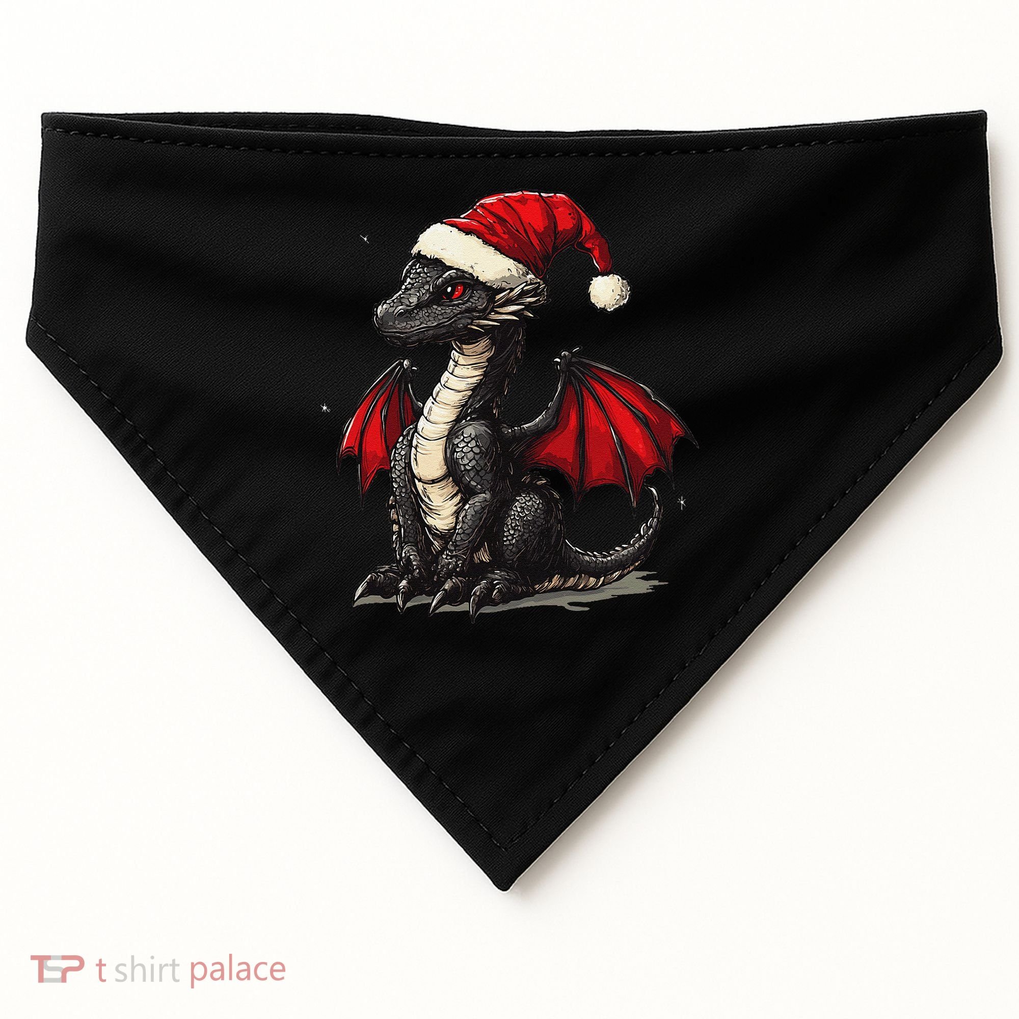 Awesome Xmas Dragon Outfit For Festive And USA-Made Doggie Bandana