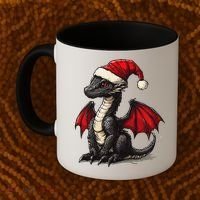 Awesome Xmas Dragon Outfit For Festive And Coffee Mug thumb 2