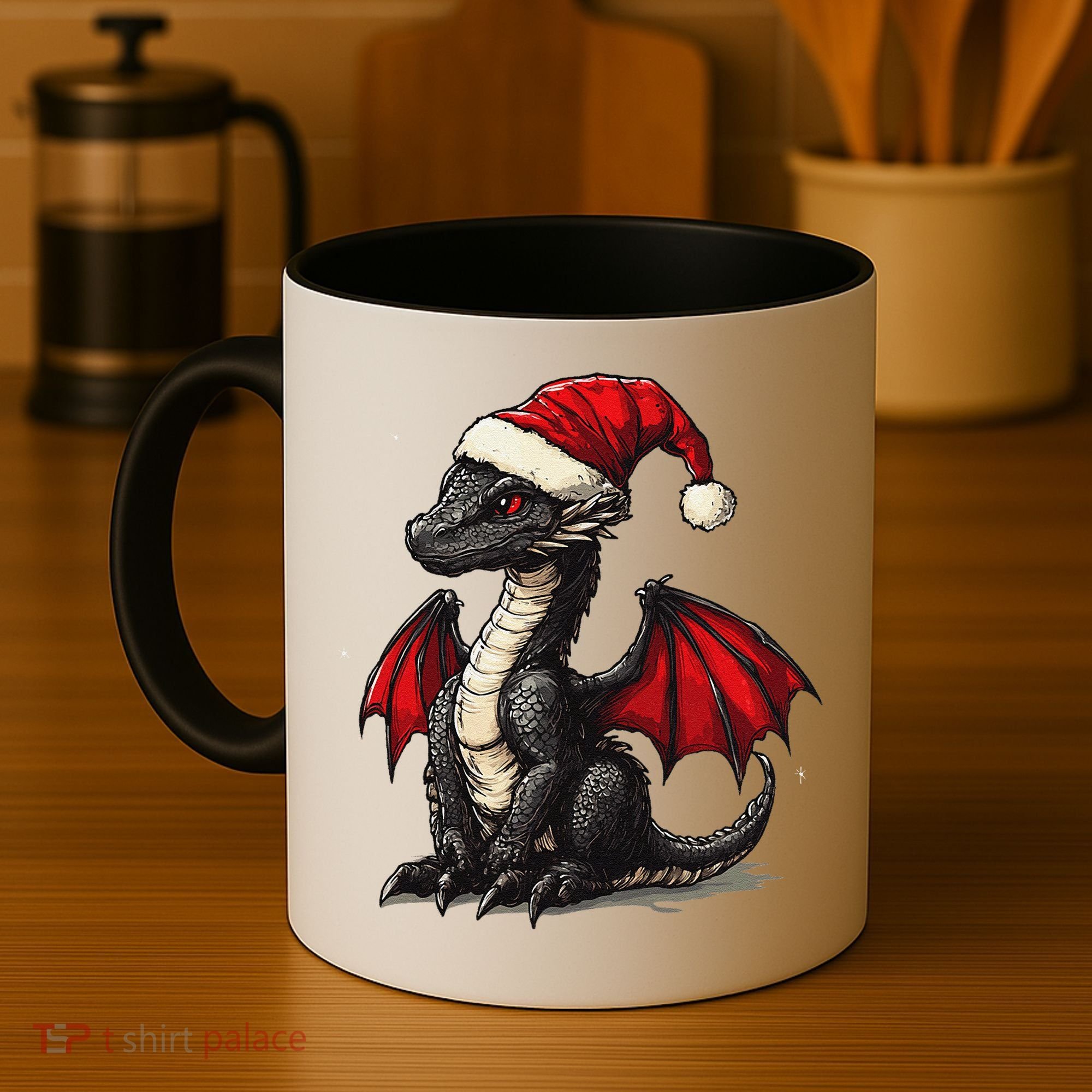 Awesome Xmas Dragon Outfit For Festive And Coffee Mug
