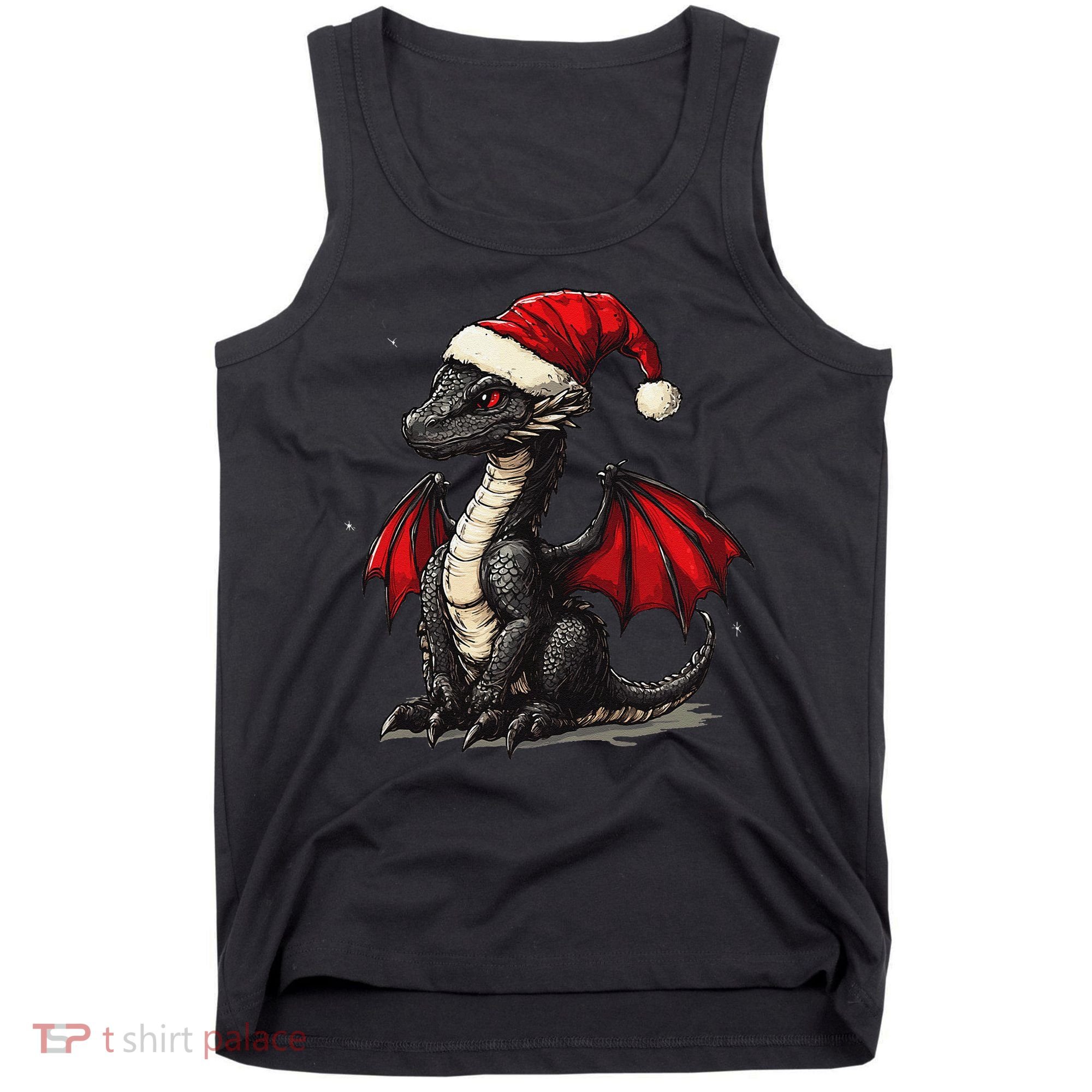 Awesome Xmas Dragon Outfit For Festive And Tank Top