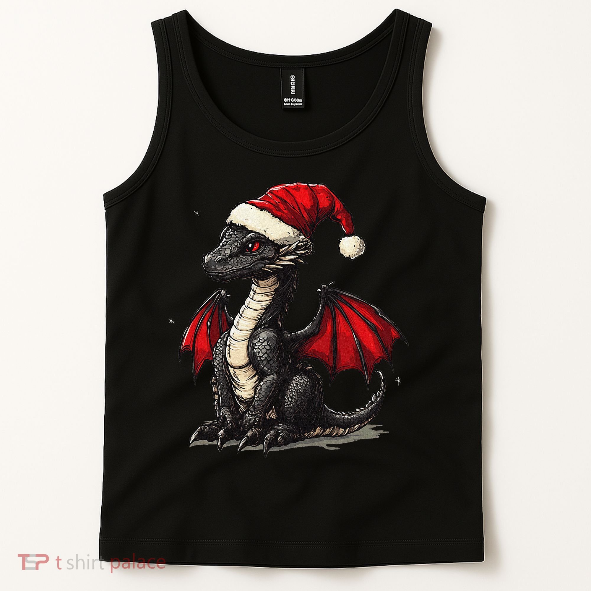 Awesome Xmas Dragon Outfit For Festive And Tank Top