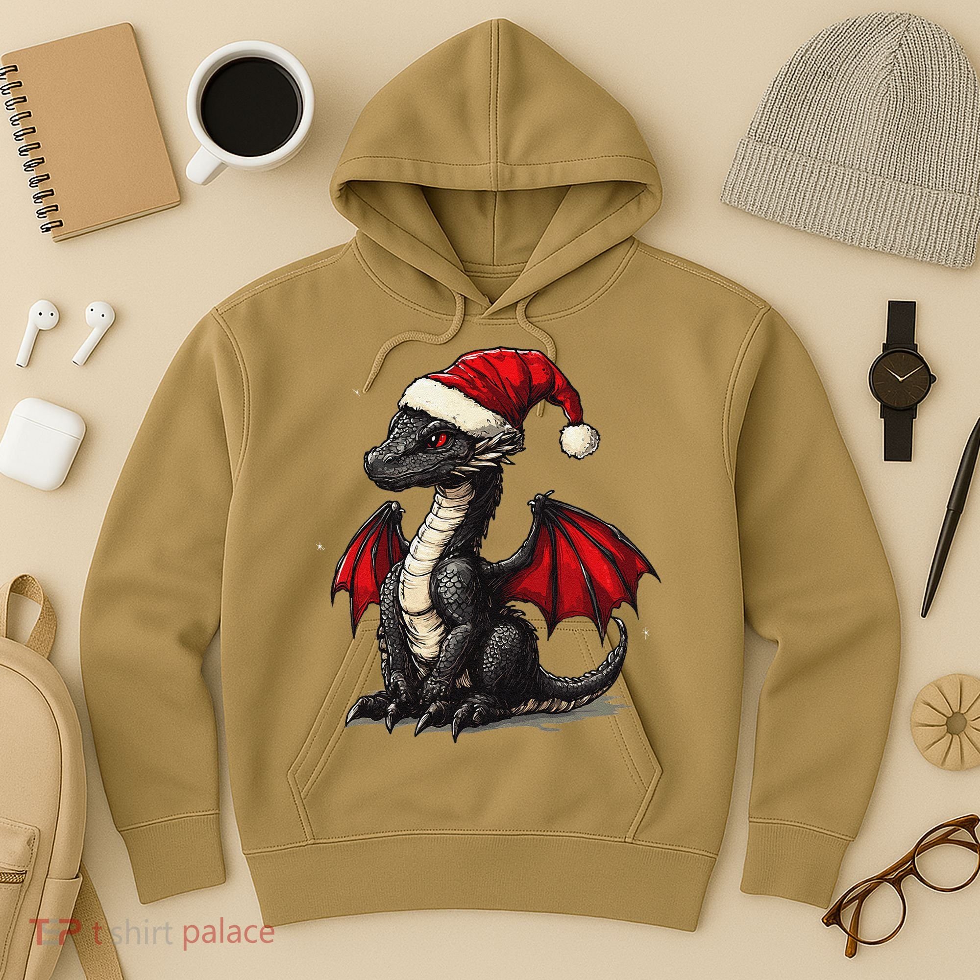 Awesome Xmas Dragon Outfit For Festive And Hoodie