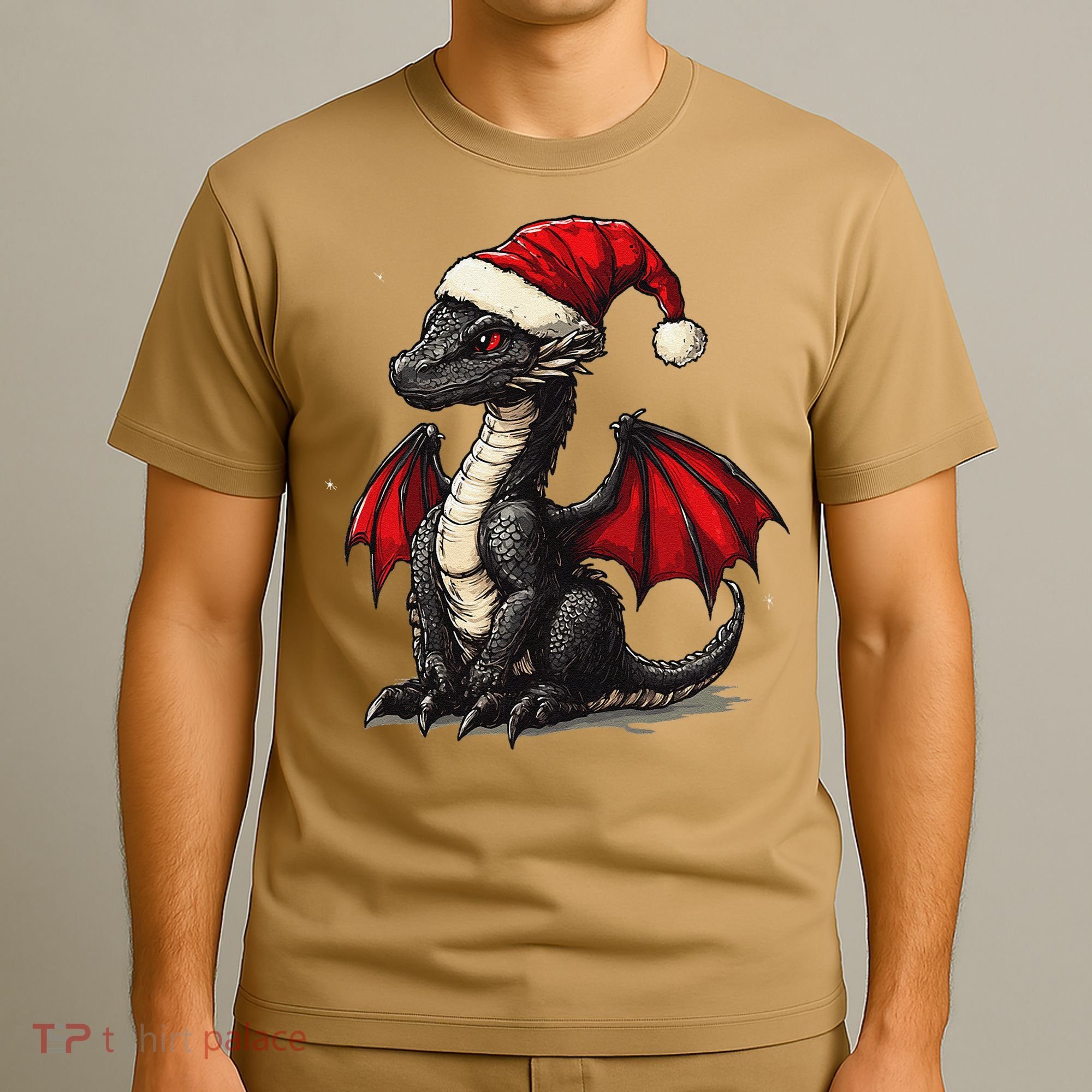 Awesome Xmas Dragon Outfit For Festive And T-Shirt
