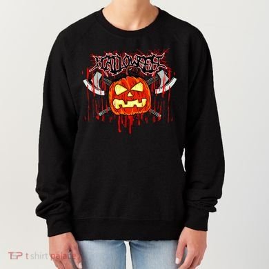 Axe Halloween Pumpkin Women's Sweatshirt