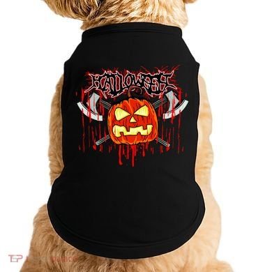 Axe Halloween Pumpkin Doggie Tank