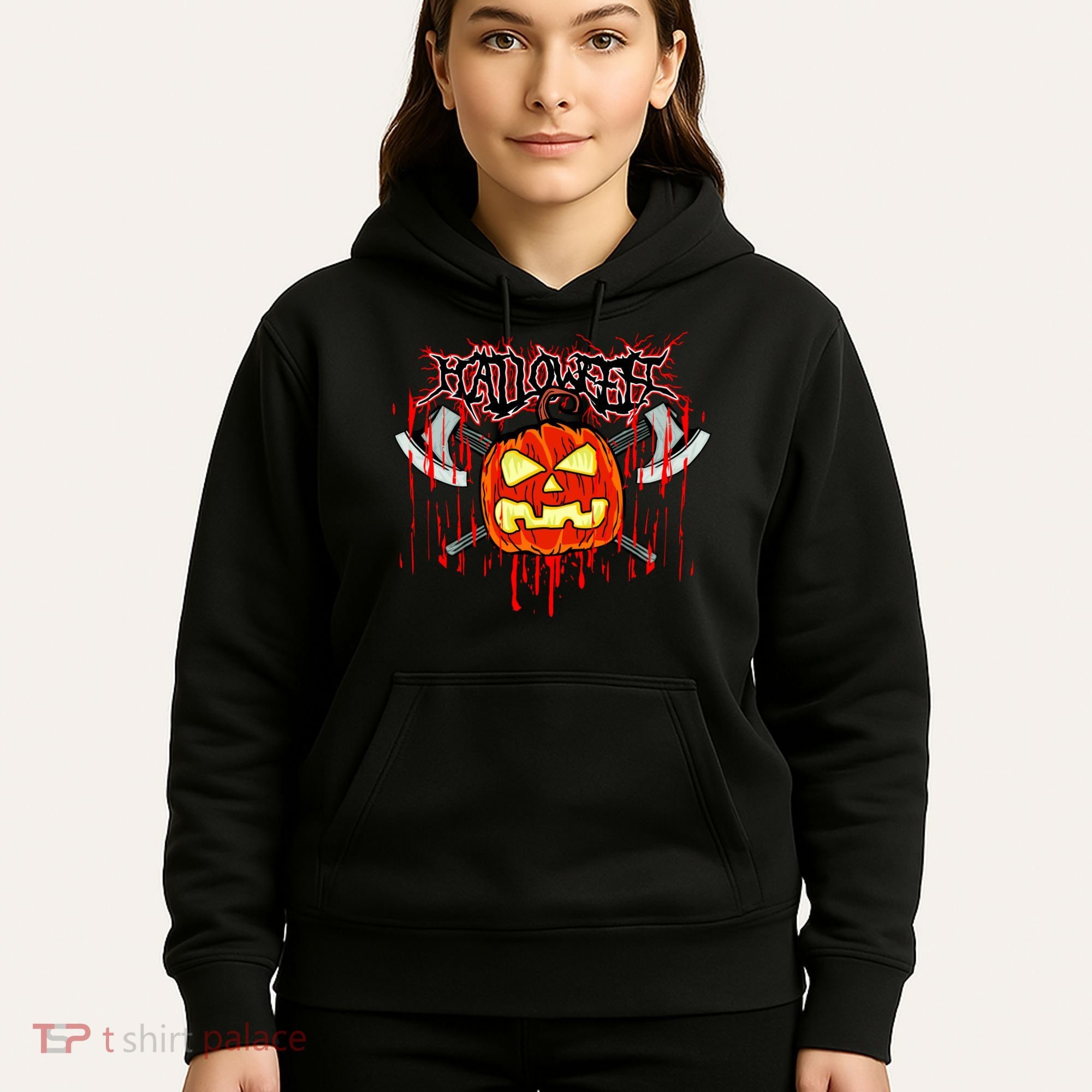 Axe Halloween Pumpkin Hoodie