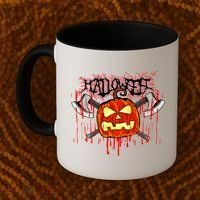 Axe Halloween Pumpkin Coffee Mug thumb 2