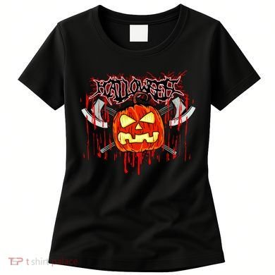 Axe Halloween Pumpkin Women's T-Shirt