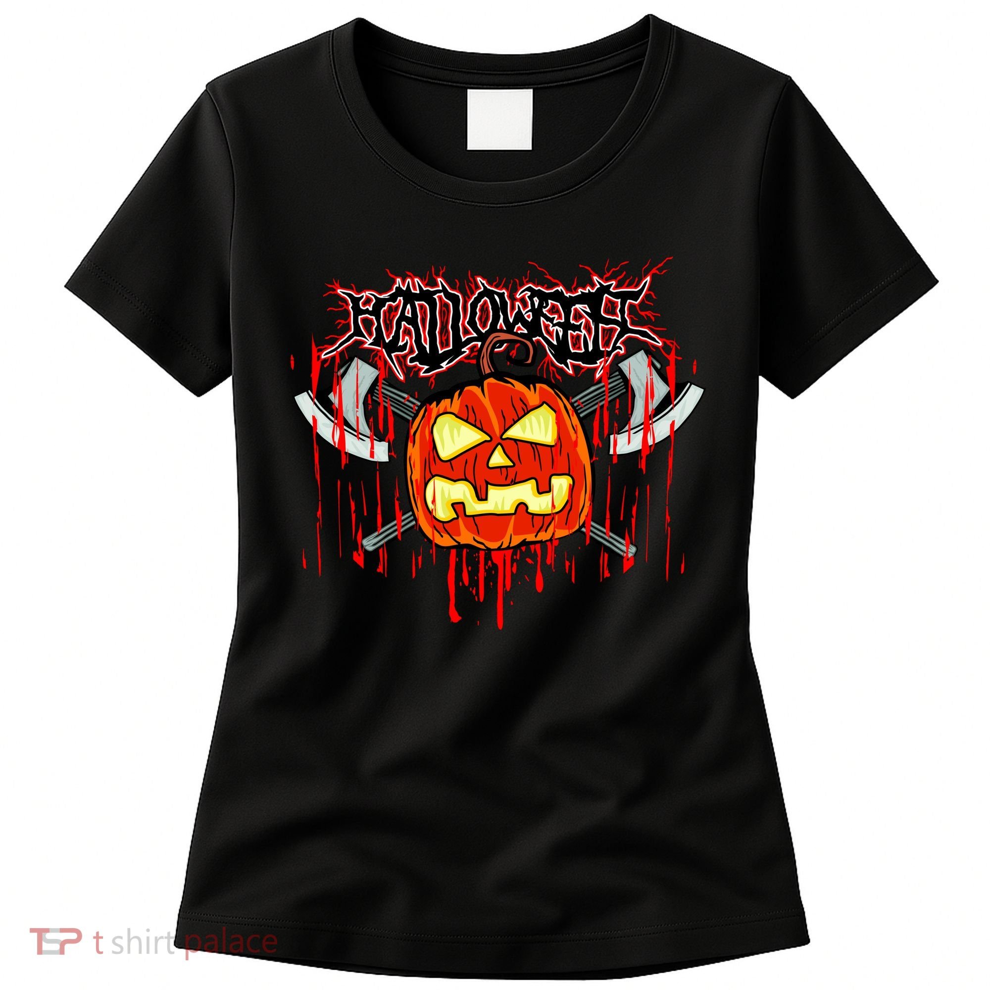 Axe Halloween Pumpkin Women's T-Shirt