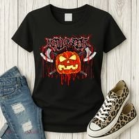 Axe Halloween Pumpkin Women's T-Shirt thumb 3