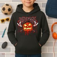 Axe Halloween Pumpkin Kids Hoodie thumb 2