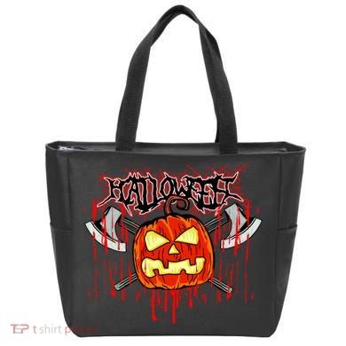 Axe Halloween Pumpkin Tote Bag