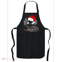 Axolotl Xmas Hat Santa Tree Cute Funny Christmas Pajama Apron thumb 0