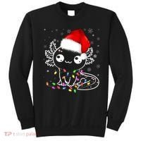 Axolotl Xmas Hat Santa Tree Cute Funny Christmas Pajama Sweatshirt thumb 0