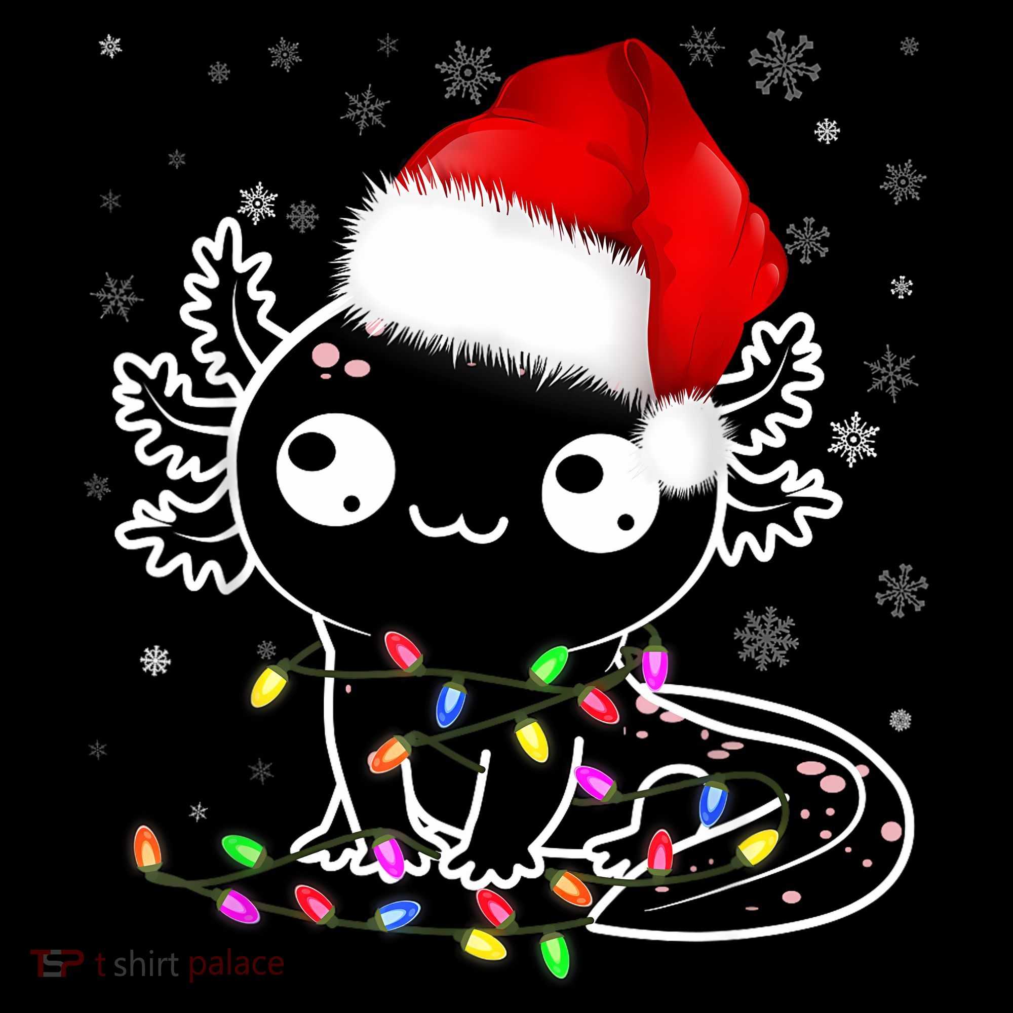 Axolotl Xmas Hat Santa Tree Cute Funny Christmas Pajama Coffee Mug