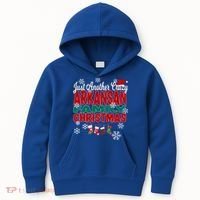Arkansas Xmas Just Another Crazy Arkansan Family Christmas Cool Gift Kids Hoodie thumb 0