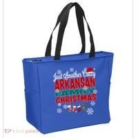 Arkansas Xmas Just Another Crazy Arkansan Family Christmas Cool Gift Tote Bag thumb 2