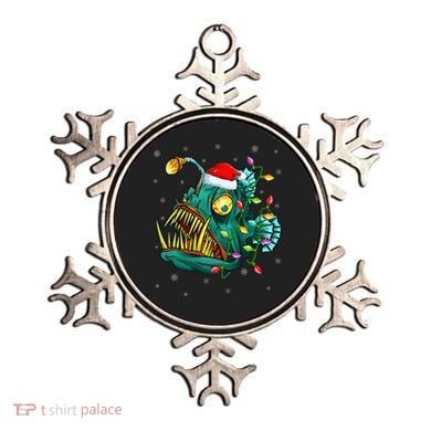 Anglerfish Xmas Lighting Reindeer Hat Anglerfish Christmas Ornament