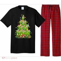 Alligator Xmas Tree Lighting Santa Alligator Christmas Pajama Set thumb 0
