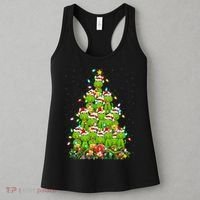 Alligator Xmas Tree Lighting Santa Alligator Christmas Women's Tank Top thumb 3
