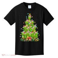 Alligator Xmas Tree Lighting Santa Alligator Christmas Kids T-Shirt thumb 0