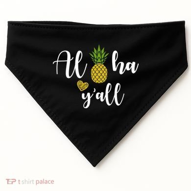 Aloha Y'all USA-Made Doggie Bandana