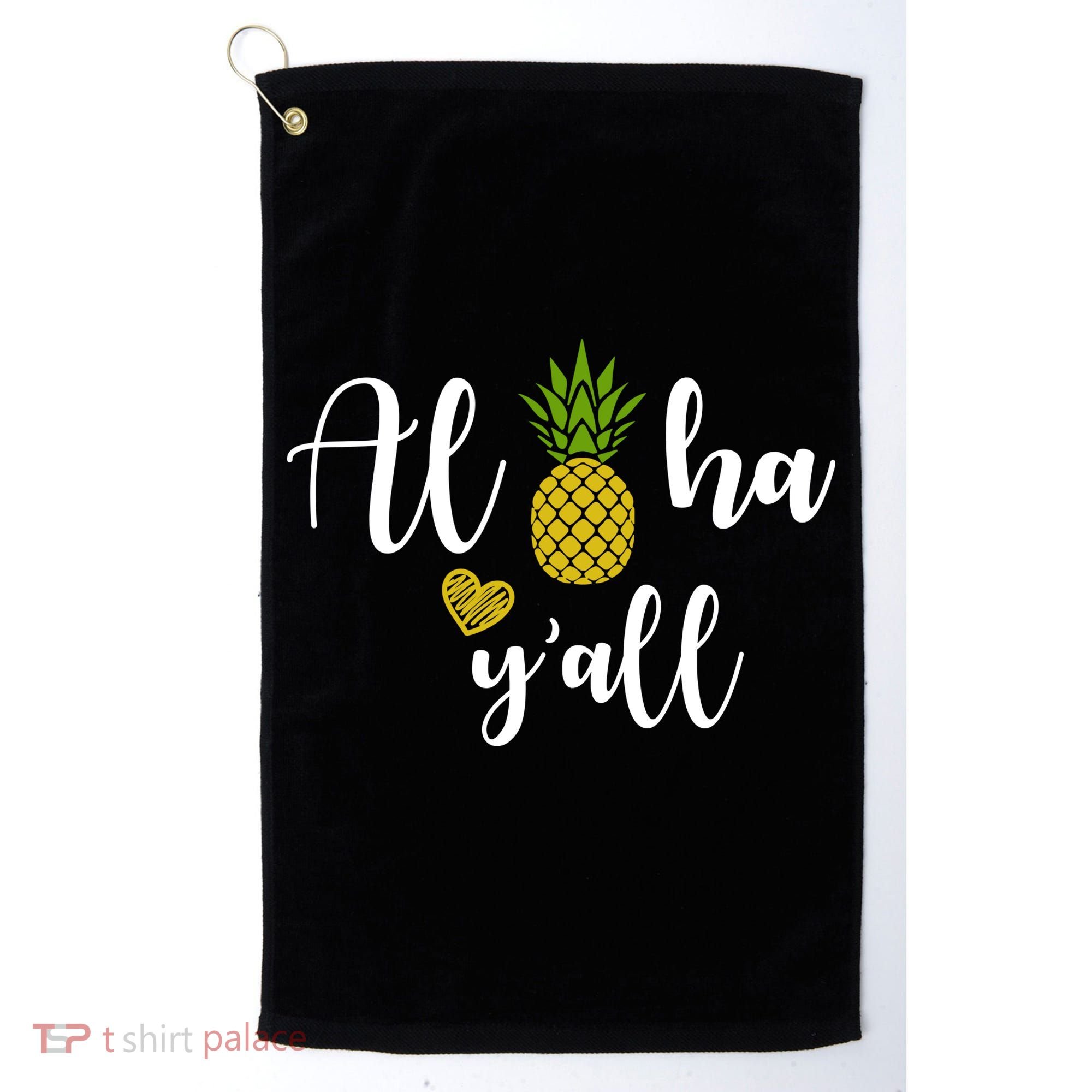 Aloha Y'all Golf Towel
