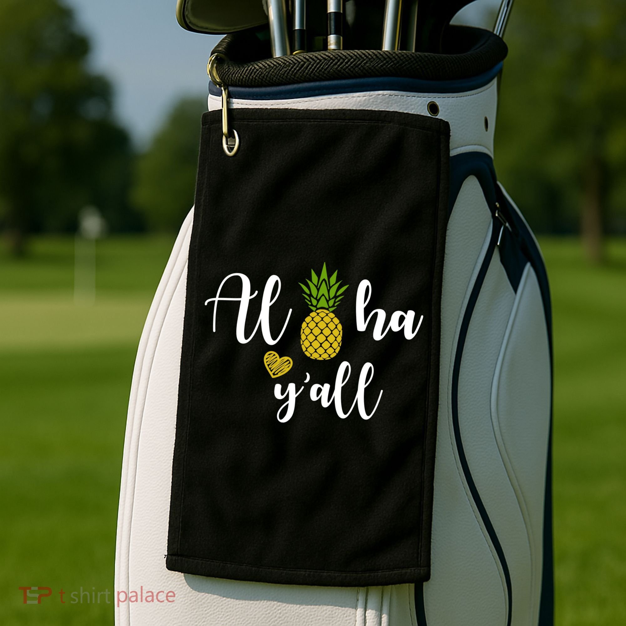 Aloha Y'all Golf Towel