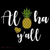 Aloha Y'all Visor thumb 3