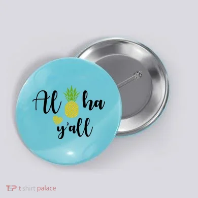 Aloha Y'all Button
