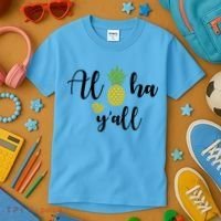 Aloha Y'all Kids T-Shirt thumb 3