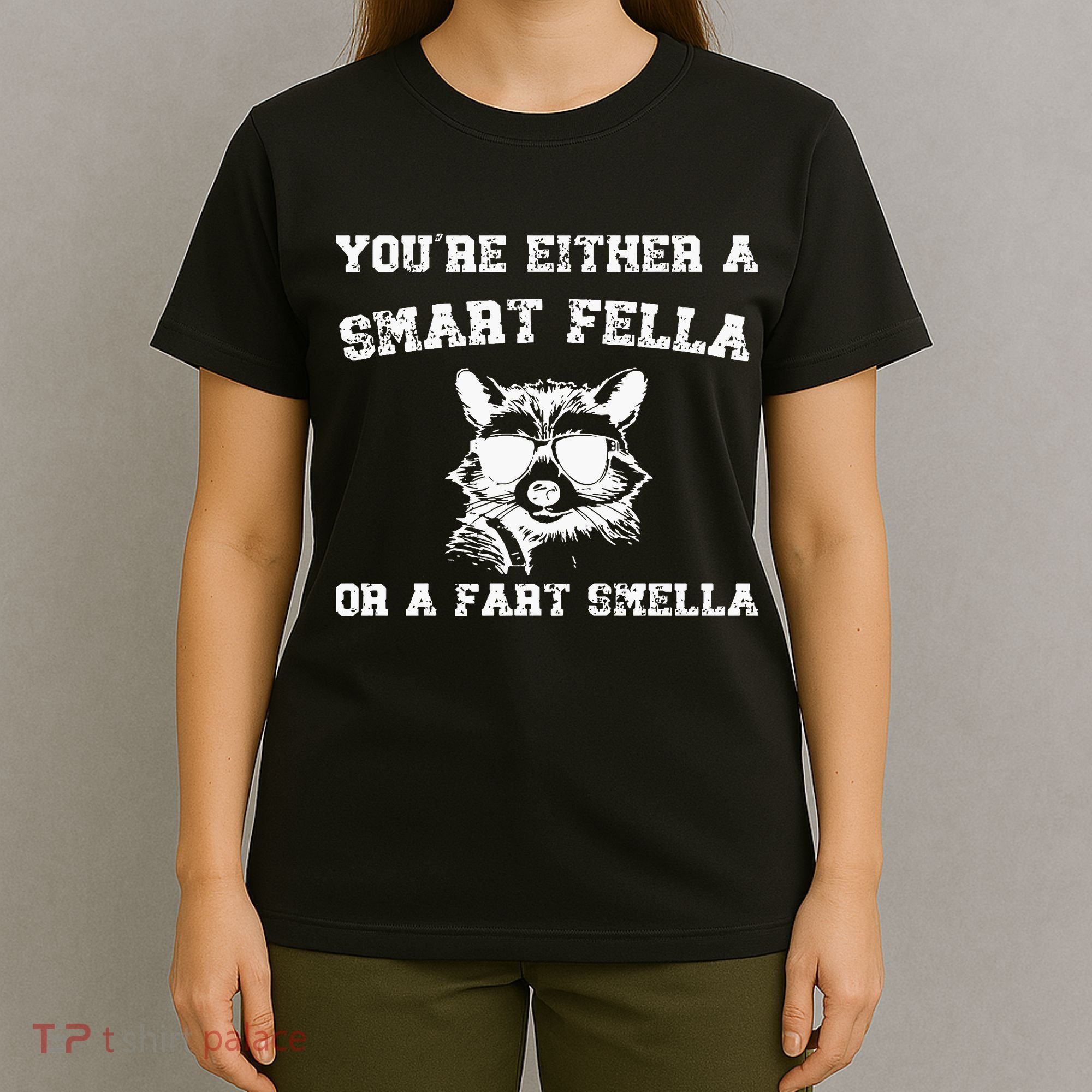 Are You A Smart Fella Or Fart Smella Retro Cartoon T-Shirt