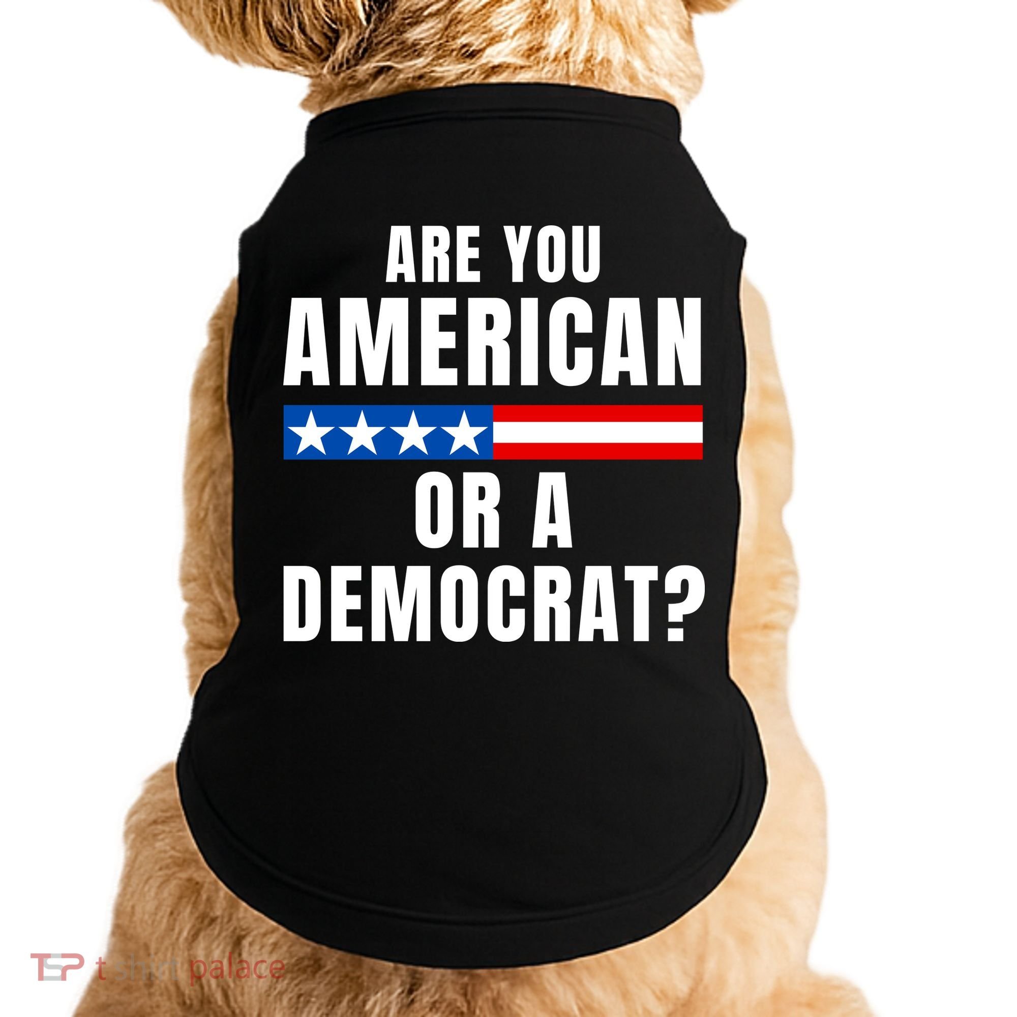 Are You American Or Democrat? Doggie Tank
