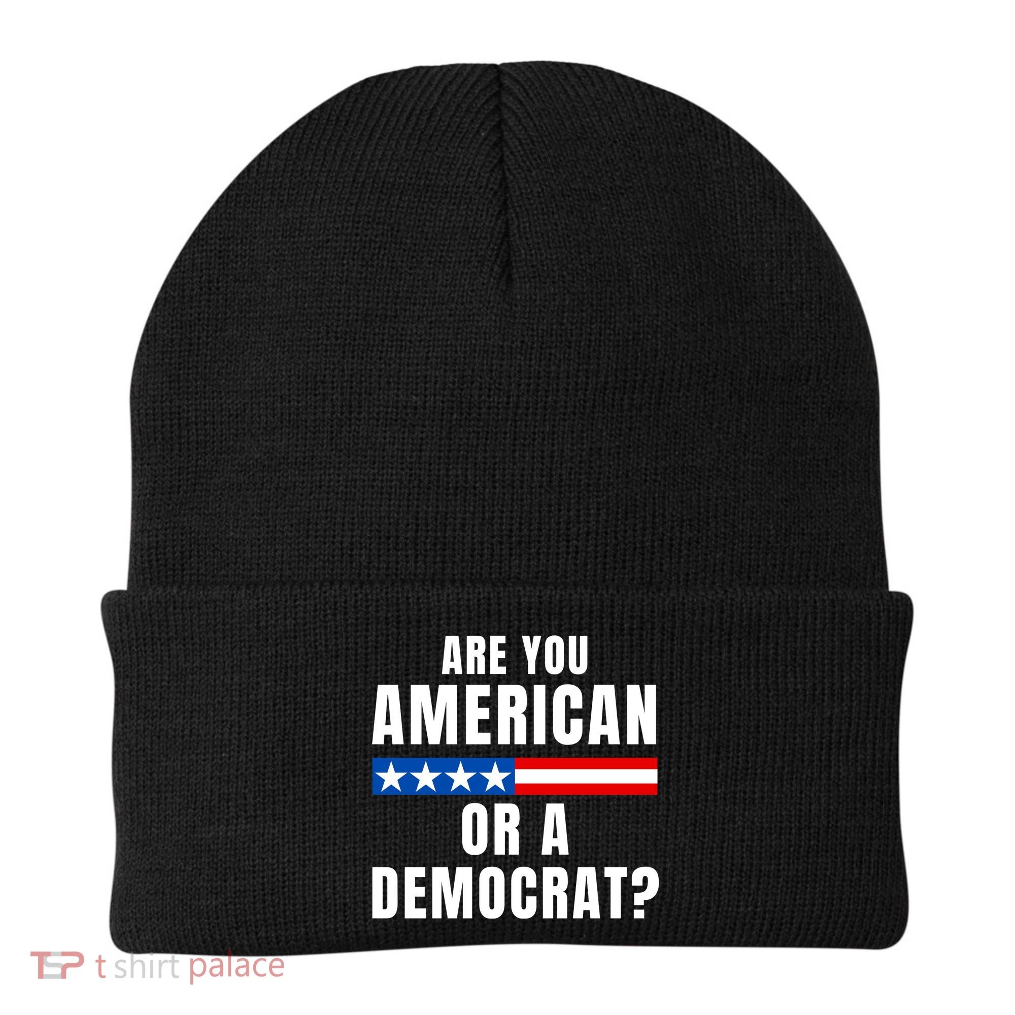 Are You American Or Democrat? Beanie