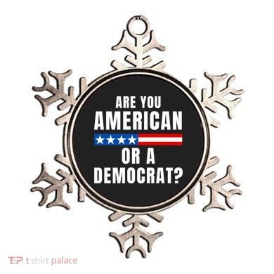 Are You American Or Democrat? Ornament