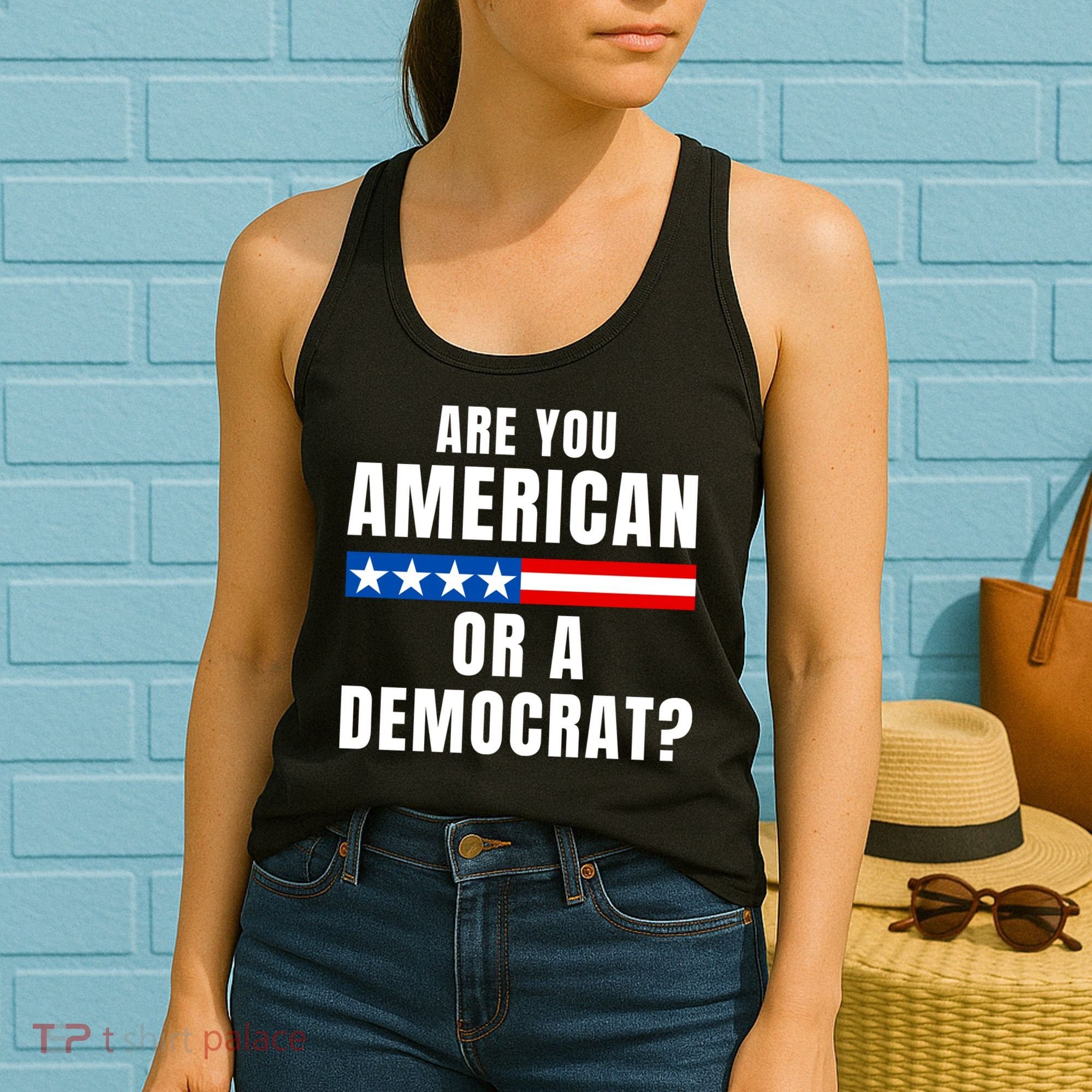 Are You American Or Democrat? Women's Tank Top