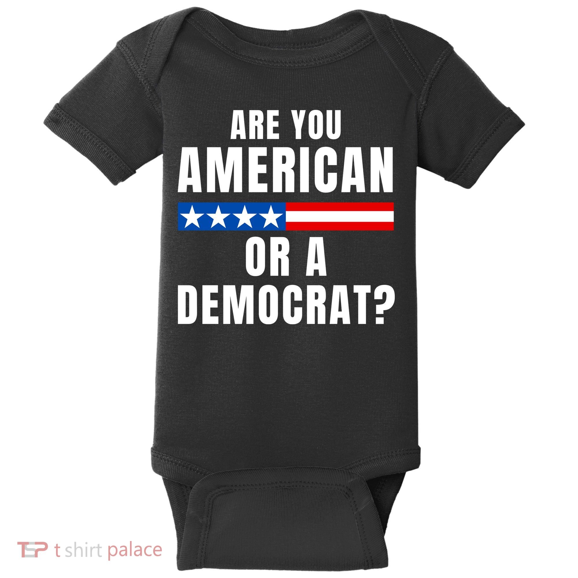 Are You American Or Democrat? Baby Bodysuit